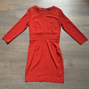 Red Topshop Party Dress Size 6 EUC